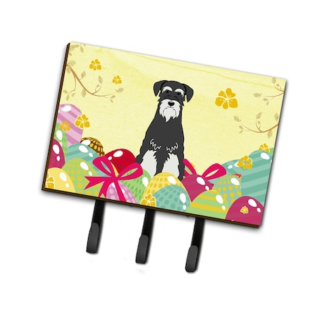 Carolines Treasures Easter Eggs Standard Schnauzer Salt & Pepper Leash or Key Holder BB6033TH68